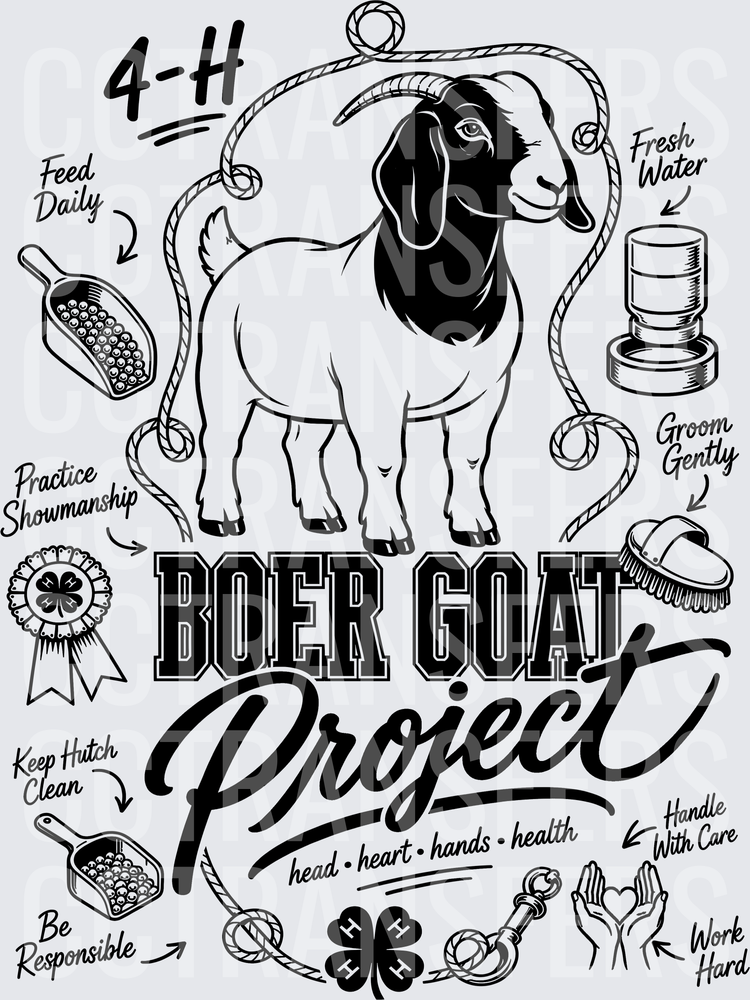 4-H Boer Goat Project Head Heart Hands Health (DTF)