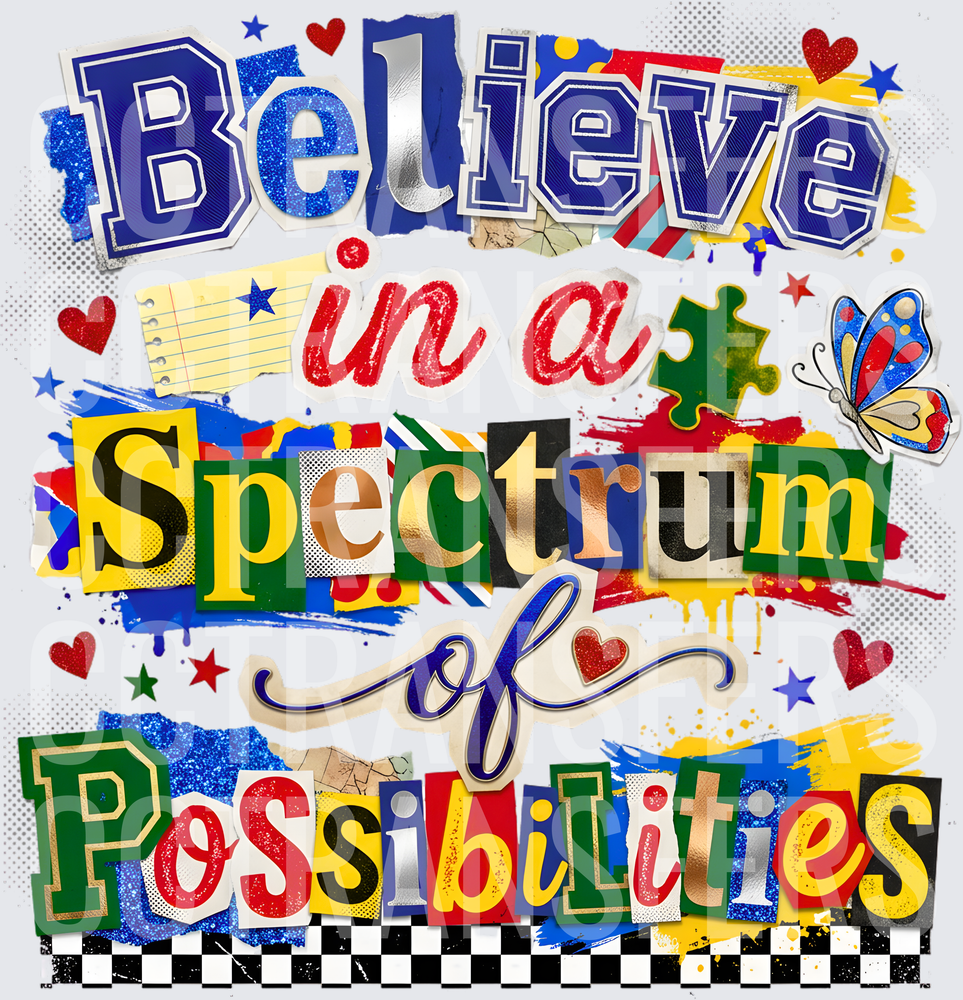 Believe in a Spectrum of Possibilities Autism Awareness (DTF)