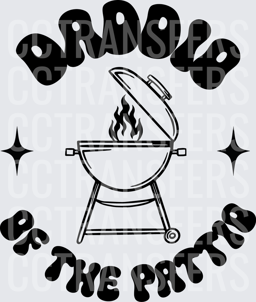 Daddio of the Pattio Kettle Grill Flames BBQ (DTF)