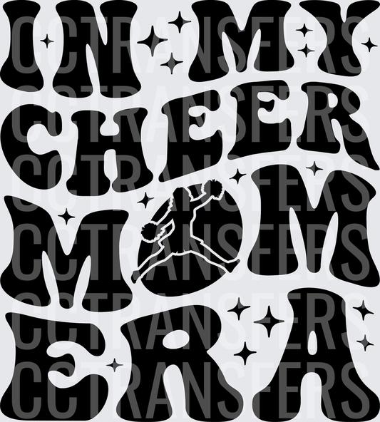 In My Cheer Mom Era Jumping Cheerleader Silhouette (DTF)