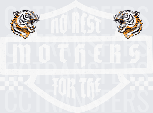 No Rest For The Mothers Roaring Tigers Badge (DTF)
