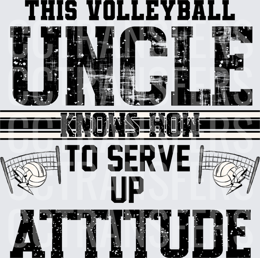 This Volleyball Uncle Knows How To Serve Up Attitude (DTF)
