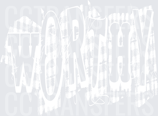 WORTHY White Design (DTF)