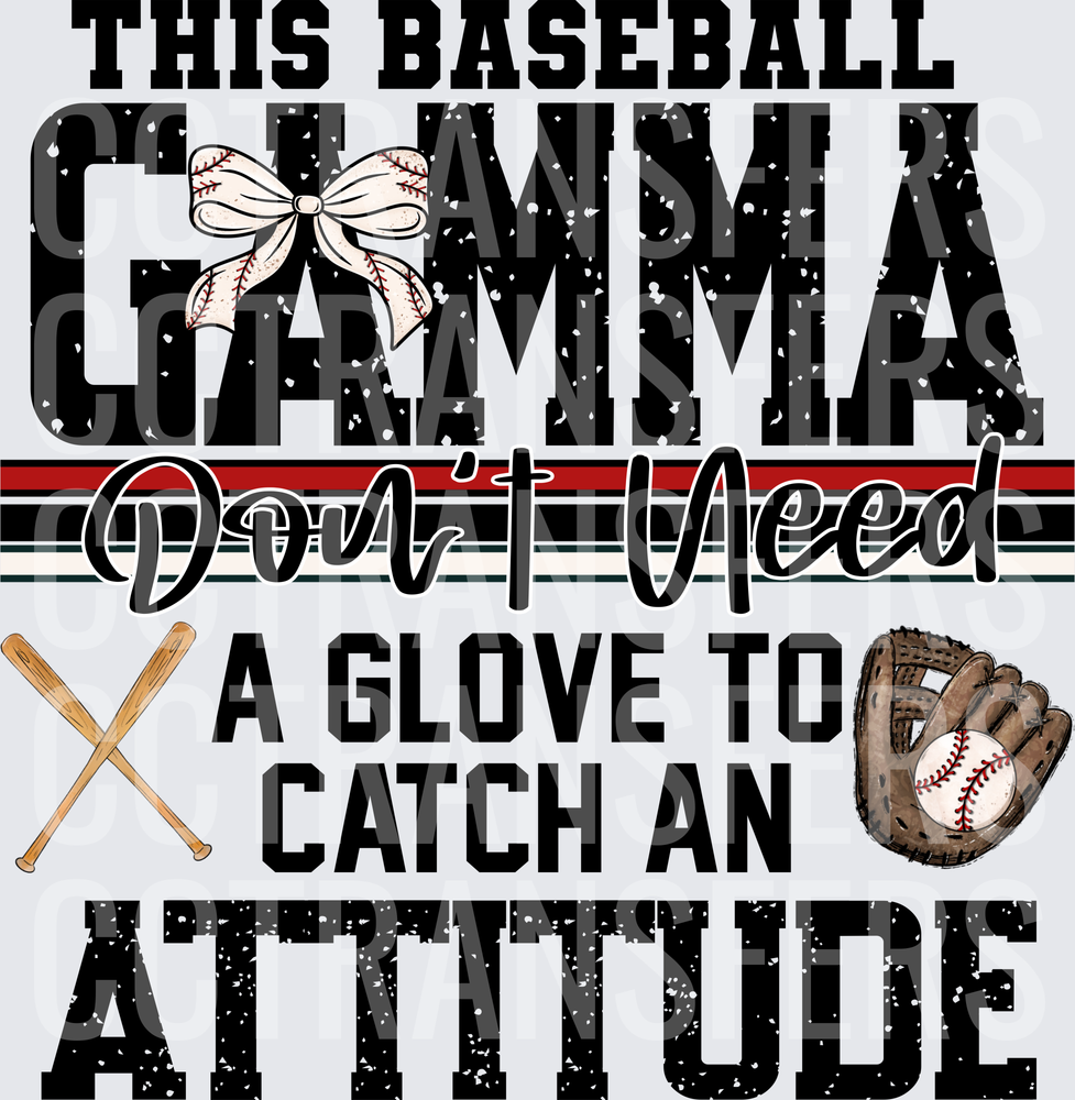 This Baseball Gamma Don't Need A Glove To Catch An Attitude (DTF)