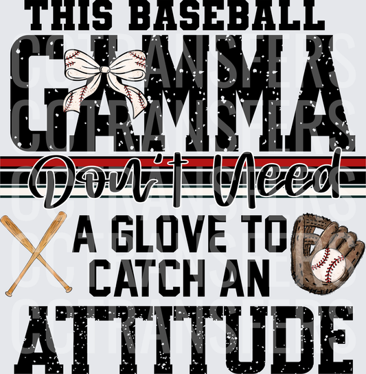 This Baseball Gamma Don't Need A Glove To Catch An Attitude (DTF)