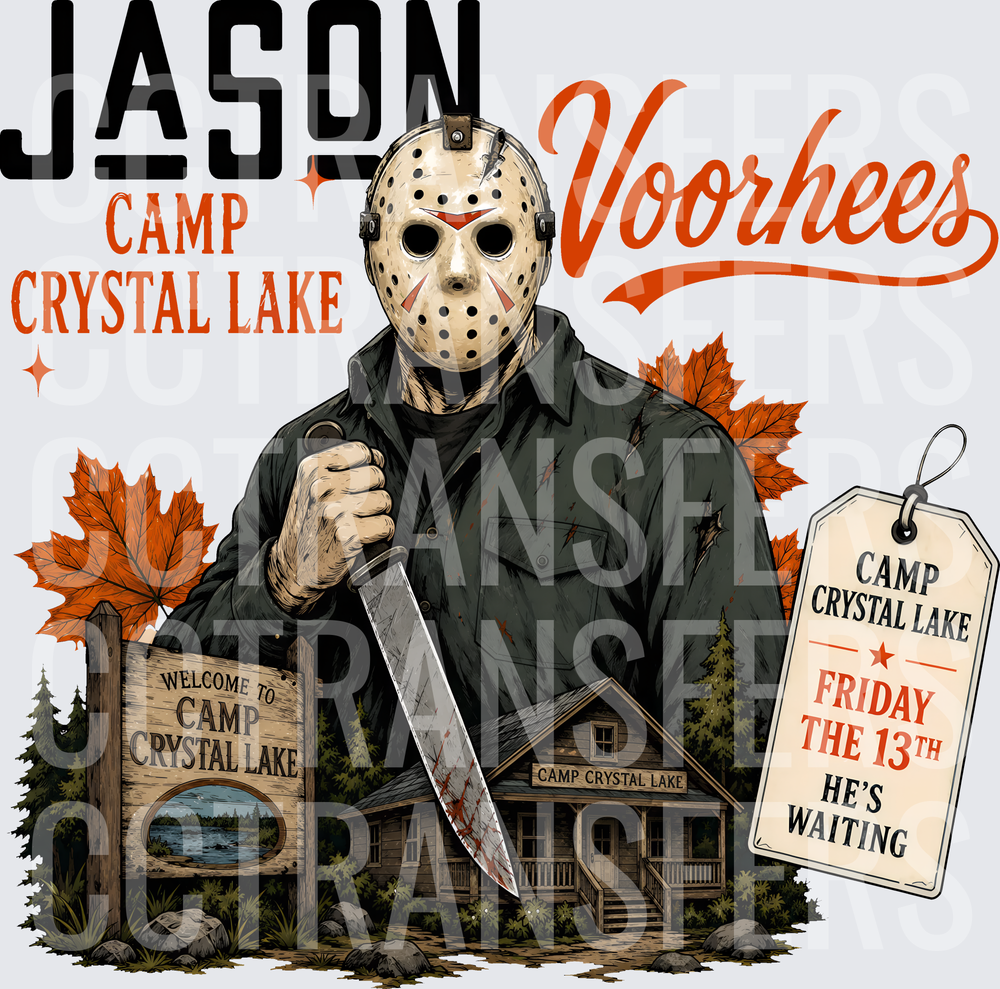 Camp Crystal Lake Friday The 13th He's Waiting Horror Killer (DTF)