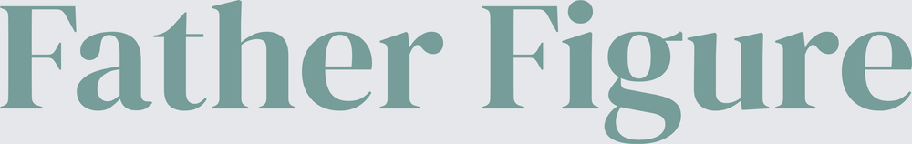 Father Figure Teal Serif Text (DTF)