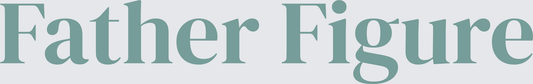 Father Figure Teal Serif Text (DTF)