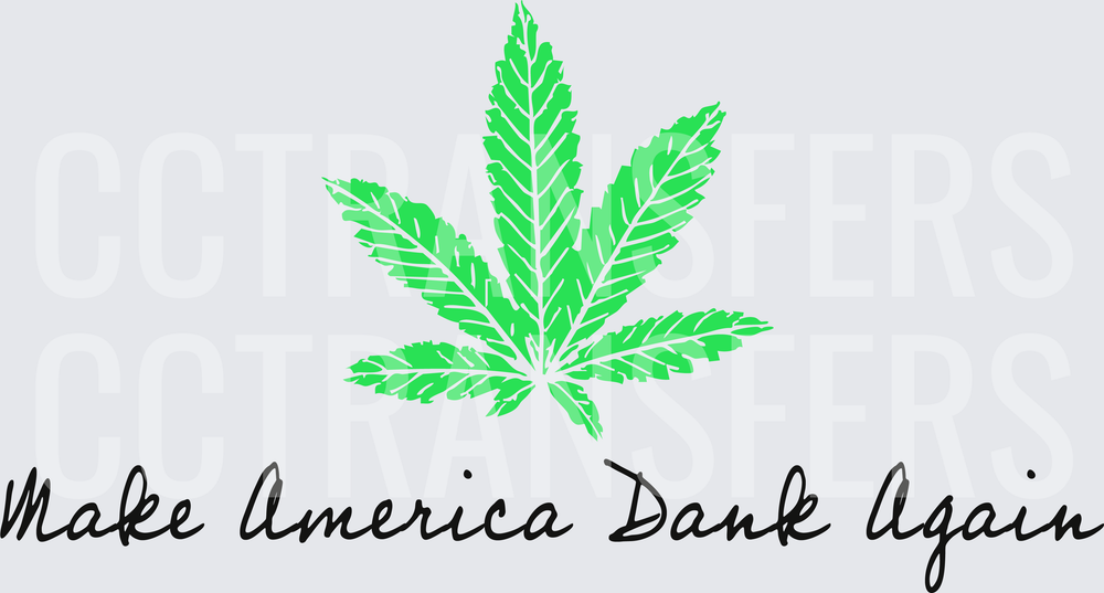 Make America Dank Again Green Leaf (DTF)