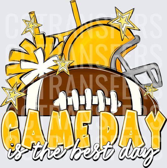 Game Day Is The Best Day Football Helmet Stars (DTF)