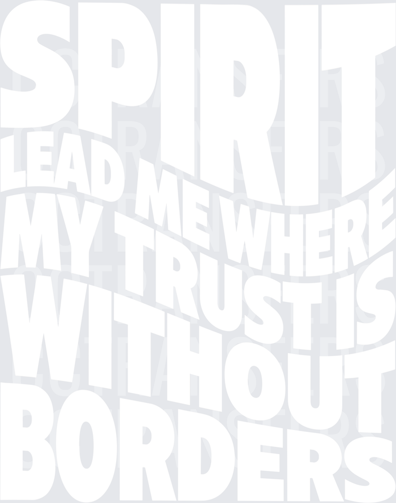 Sprit without borders White Design (DTF)