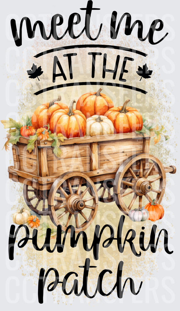 Meet Me At The Pumpkin Patch Rustic Wagon (DTF)