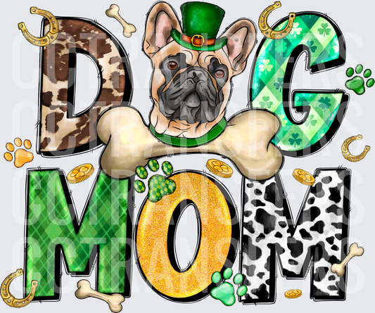 Dog Mom French Bulldog St. Patrick's Day (DTF)